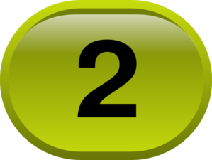 Button For Numbers 2 Clip Art