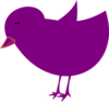 Purple Chick Clip Art