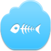 Fish Skeleton Icon Image