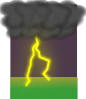 Elegantsolution Clouds And Lightning Clip Art