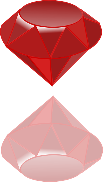 Gemstone Ruby Clip Art at Clker.com - vector clip art online, royalty