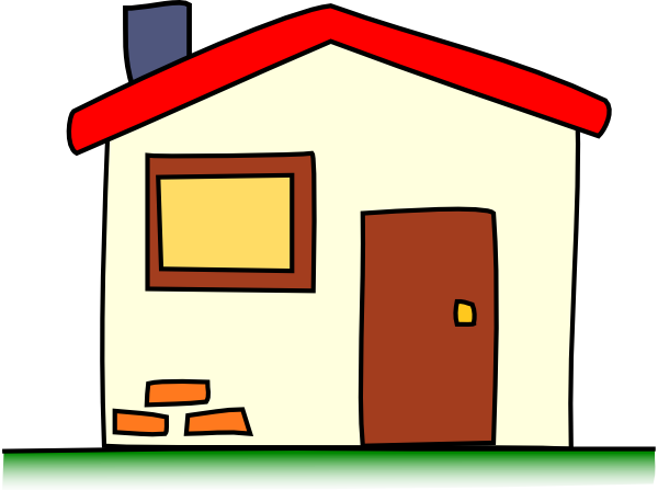 My House Cartoon Clip Art at Clker.com - vector clip art online ...