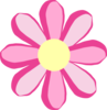 Pink Flower Clip Art at Clker.com - vector clip art online, royalty