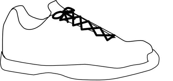 Sneaker Clip Art at Clker.com - vector clip art online, royalty free ...