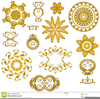 Clipart Gold Buttons Image
