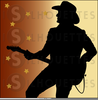 Country And Western Music Clipart Image