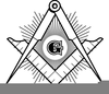 Masonic Square And Compasses Clipart Image