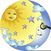 Cliparts Sonne Mond Sterne Image