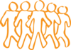 Orange Team Clip Art