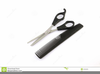 Hair Cutting Shears Clipart Image