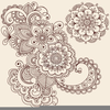 Henna Mandala Flower Image