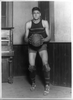 [john Loebler, Center On George Washington University Basketball Team, Standing, Full-length Portrait, Holding Basketball] Image