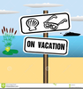 Vacation Sign Clipart Image