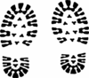 Boot Prints Clipart Image
