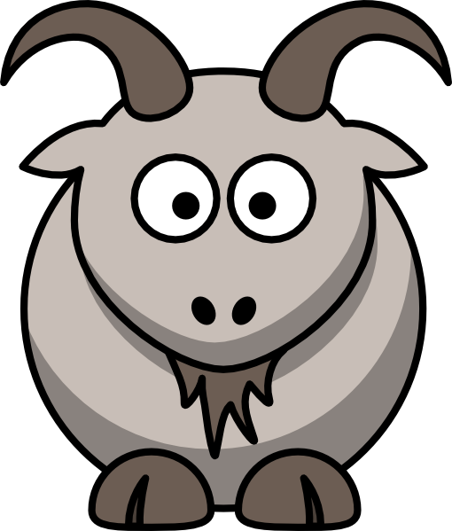 Download Cartoon Goat Clip Art at Clker.com - vector clip art ...