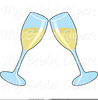Clipart Of Champagne Glasses Toasting Image