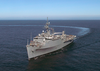 The Austin-class Amphibious Transport Dock Ship Uss Duluth (lpd 6), Underway Off The Coast Of San Diego, Calif. Image