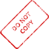 Faded Do Not Copy Stamp Clip Art