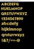 Effect Letters Alphabet Gold Clip Art