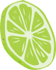 Lime (slice) Clip Art