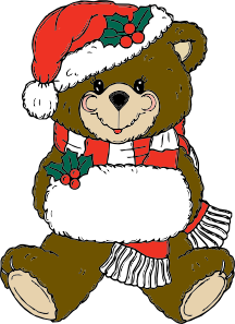 Christmas Bear Clip Art