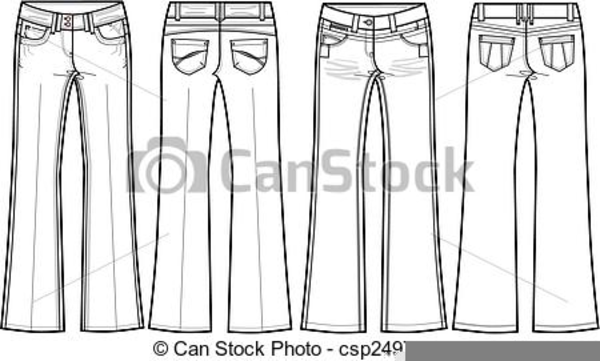 Free Clipart Pictures Of Jeans | Free Images at Clker.com - vector clip ...