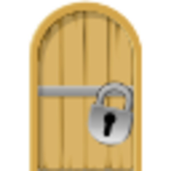 Locked Cell Door Icon | Free Images at Clker.com - vector clip art