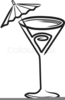 Black White Umbrella Clipart Image