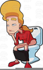 Clipart Of Man Sitting On Toilet Image
