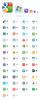 Vector Social Media Icons Full Preview Image