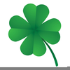 Clipart Of Four Leaf Clovers Image
