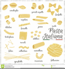 Italian Pasta Drawing Image