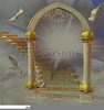Cemetery Gates Clipart Image