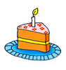 Free Piece Of Cake Clipart Image