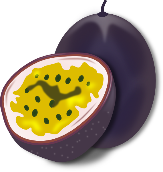 Passion Fruit Clip Art at Clker.com - vector clip art online, royalty