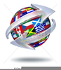 Flags Of The World Clipart Image