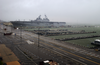 Rain And Heavy Winds From Hurricane Isabel Flood Portions Of Fleet Parking Image