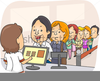 Animated Standing In Line Clipart Image