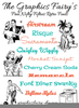 Fifties Fonts Clipart Image