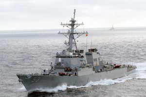 The Guided Missile Destroyer Uss John Paul Jones Image