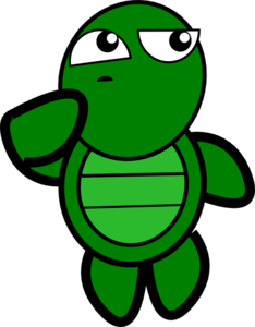 Turtle Thinking Clip Art