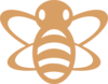 Brown Bumble Bee Clip Art