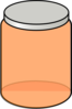 Orange Jar Clip Art