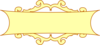 Gold Scroll Banner Clip Art