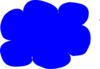 Blue Cloud Clip Art