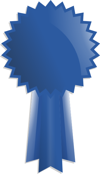 Blue Ribbon Award Clip Art at Clker.com - vector clip art online