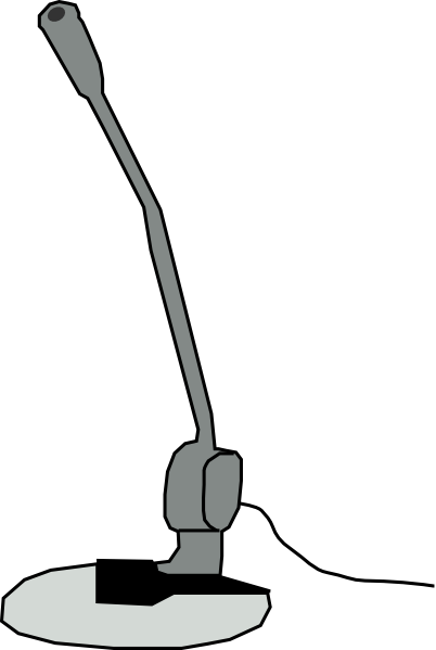 Microphone Clip Art at Clker.com - vector clip art online, royalty free