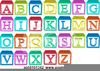 Alphabet Block Letters Clipart Image