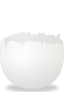 Cracked Egg Clip Art