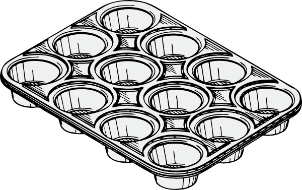 Muffin Tin Clip Art at Clker.com - vector clip art online, royalty free